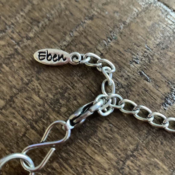 Eben Silver Circle Necklace - Picture 3 of 7